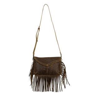 Cowgirl Lover Fringe Leather Crossbody Bag